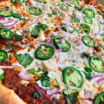 Butter Chicken Pizza