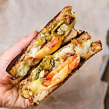 Chicken Pesto Pizza Pocket