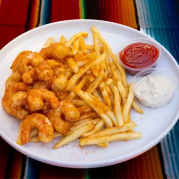 Shrimp and fries