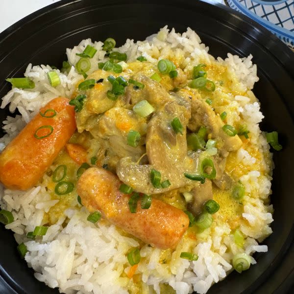 Chicken curry & coconut milk