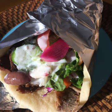 Chicken Gyro in Pita