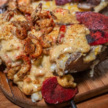 Cajun Double Baked Potato