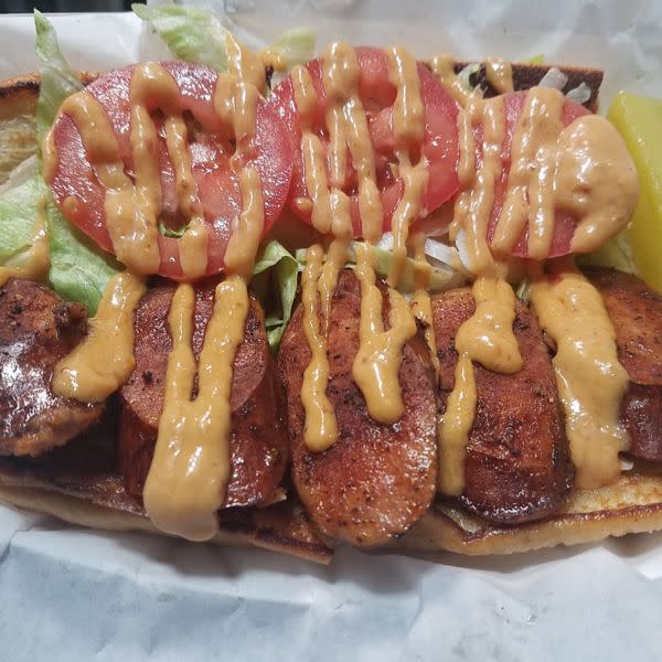 ANDOULLE SAUSAGE PO-BOY (SANDWICH ONLY)