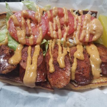 ANDOULLE SAUSAGE PO-BOY (SANDWICH ONLY)