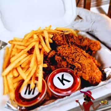 COMBO #1 - FRIED CHICKEN TENDERS