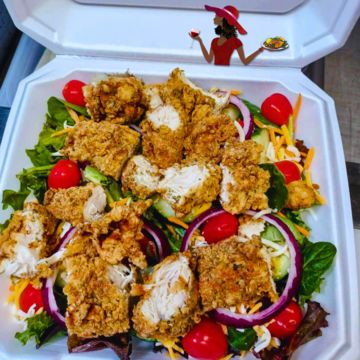 CRISPY CHICKEN SALAD