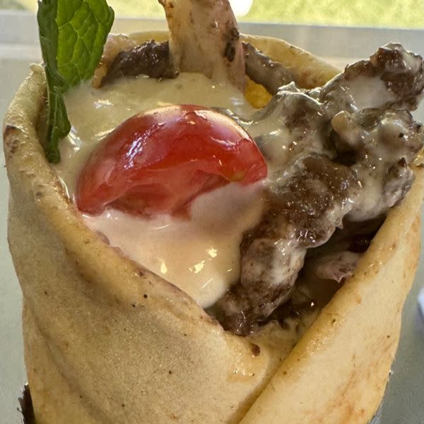 Beef Shawarma Pita Wrap