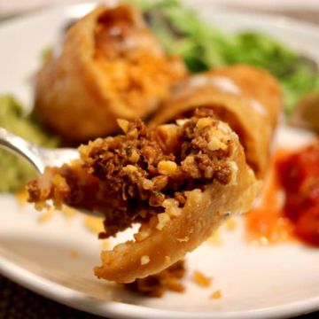 VEGAN Fried Burritos