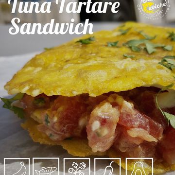 Tuna Tartare Sandwich