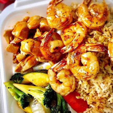 Hibachi chicken &shrimp