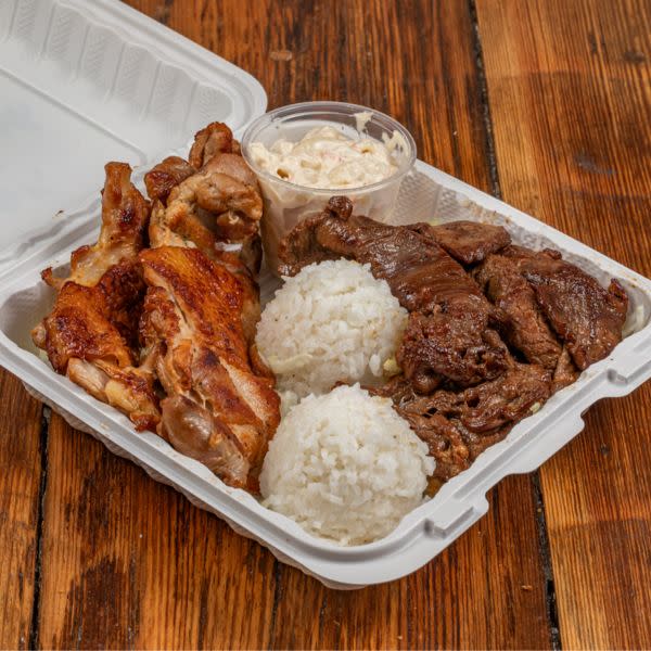 Half & Half- BBQ Chicken & BBQ Beef