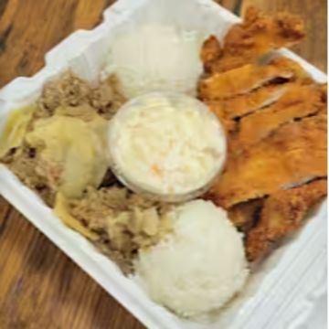 Kalua  Pork with Chicken Katsu