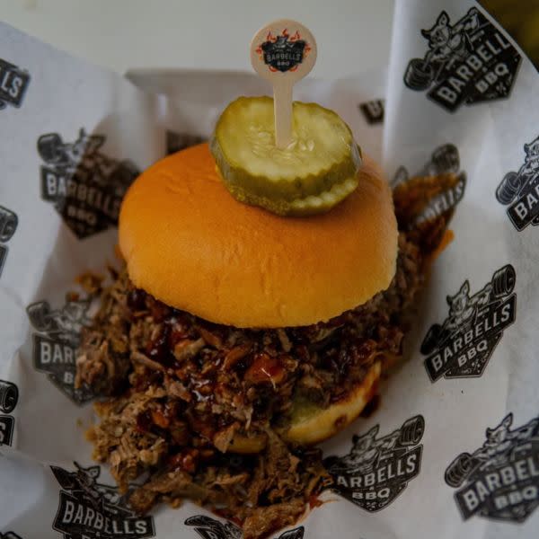 Chopped Brisket Sandwich