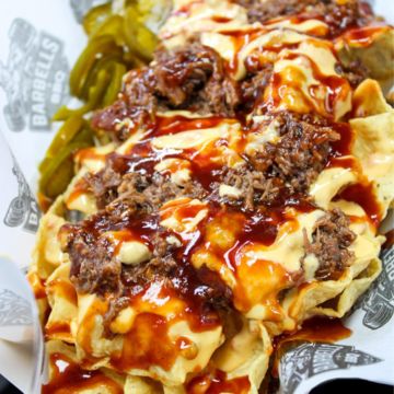 Smoked Queso Nachos