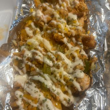 Buffalo chicken fries