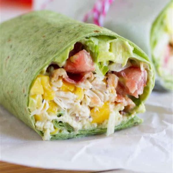 Garlic Honey Chicken  Wrap