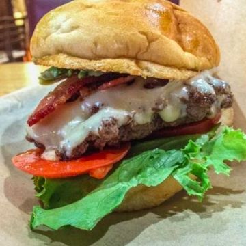 Bacon Avocado Swiss Burger
