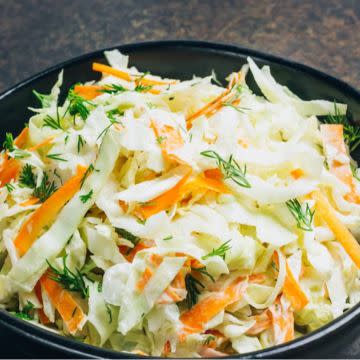 Shredded Cabbage and Carrots
