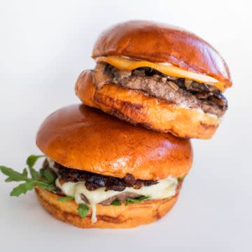 Blue cheese burger