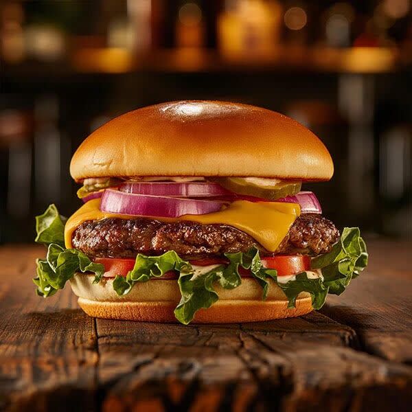 Classic smashed Burger