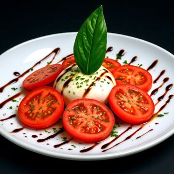 Burrata Caprese salad