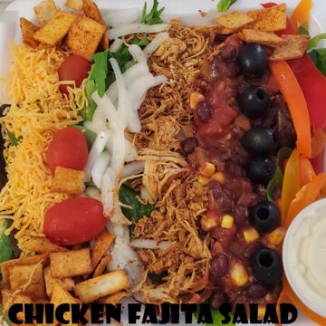 Chicken Fajita Salad