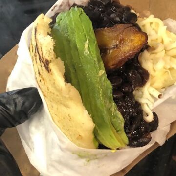 AREPA - BLACK BEANS