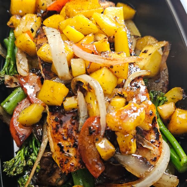 Mango Pineapple Salmon