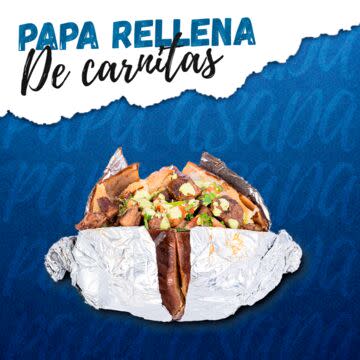 Loaded Baked Potato with Asada