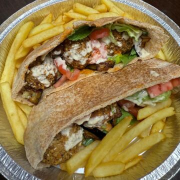 Lebanese falafel shawarma