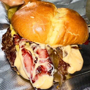 Factory style smash burger