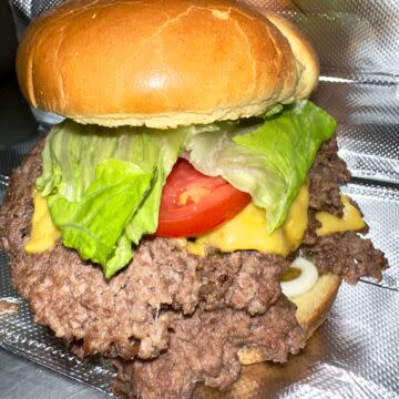 Double cheese burger