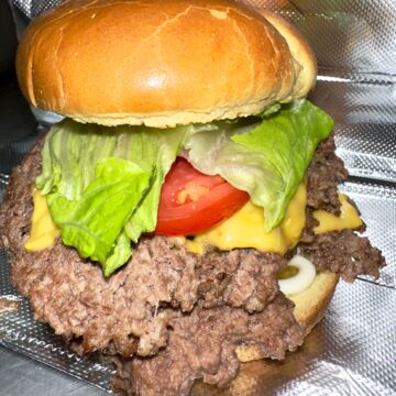 Double cheese burger