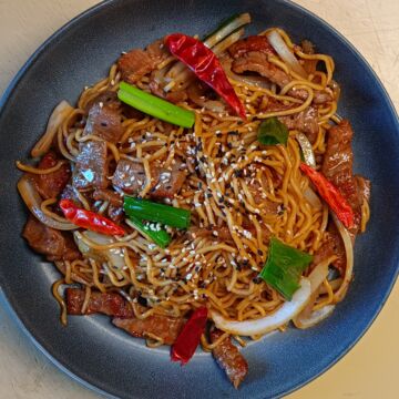 Mongolian Noodles
