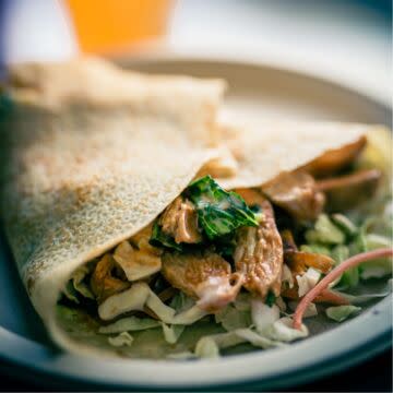 Buffalo Chicken Crepe