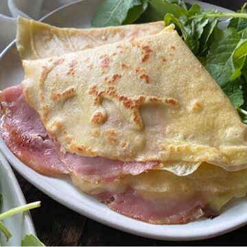 Ham and Cheese Crepe