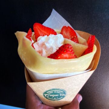 Strawberry Cheesecake Delight Crepe