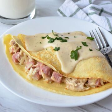 Cordon Chicken Crepe