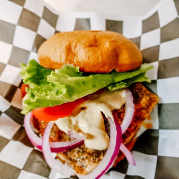 Deep Fried Salmon BLT