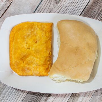 Jamaican beef patty & Cocoa Bread