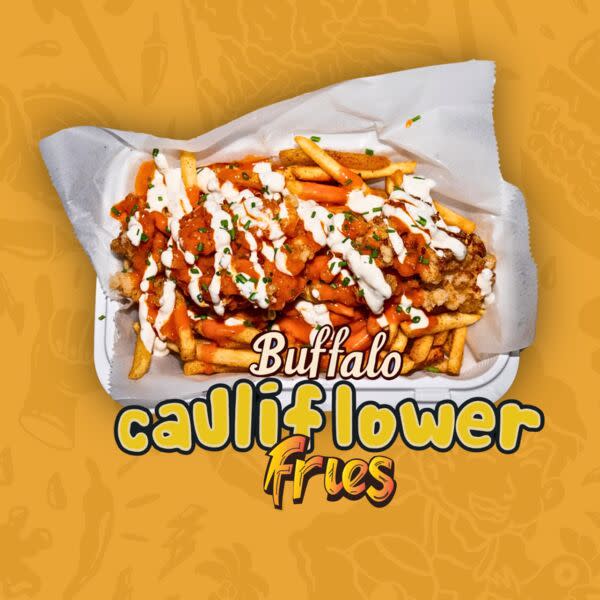Buffalo Cauliflower Fries