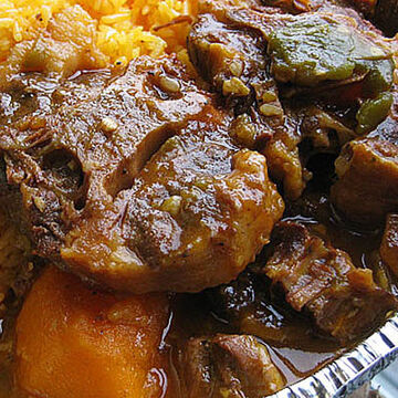 Sampler 6th Street Oxtail bowl /Rosemary turmeric rice