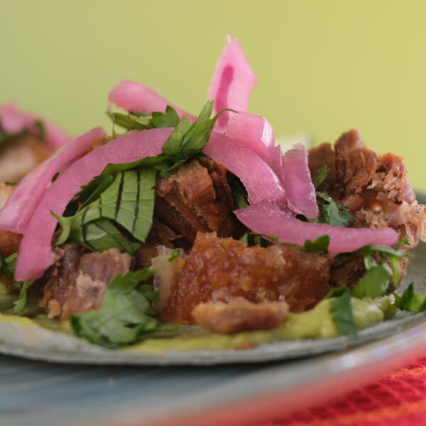 3 Lechon Kawali Tacos