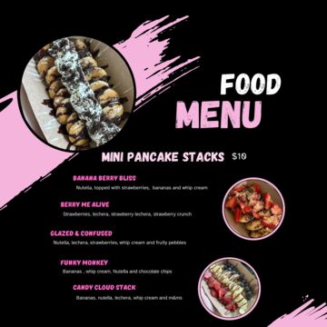 Mini Pancakes Stacks
