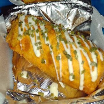 (3) Chicken cheese steak egg roll