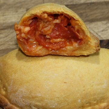 Pepperoni and Cheese Empanada