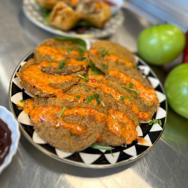 CREOLE FRIED GREEN TOMATOES