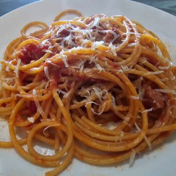 Amatriciana fettuccine