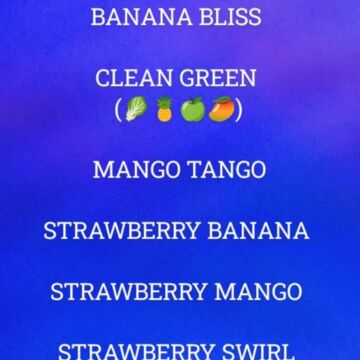 Fruit Smoothies