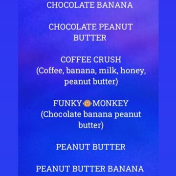 Protein smoothies